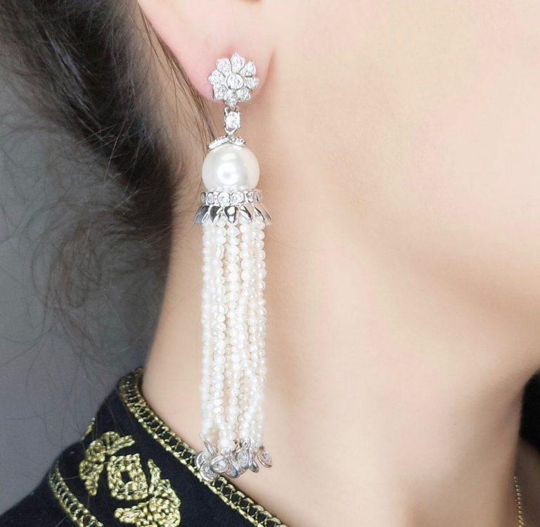 AE13379PRLWGP-  EARRING MIN.$100 -20% 6PCS-30% 12PCS-40%