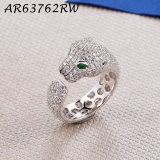 Panther Pave CZ Eternity Ring  - AR63762RW