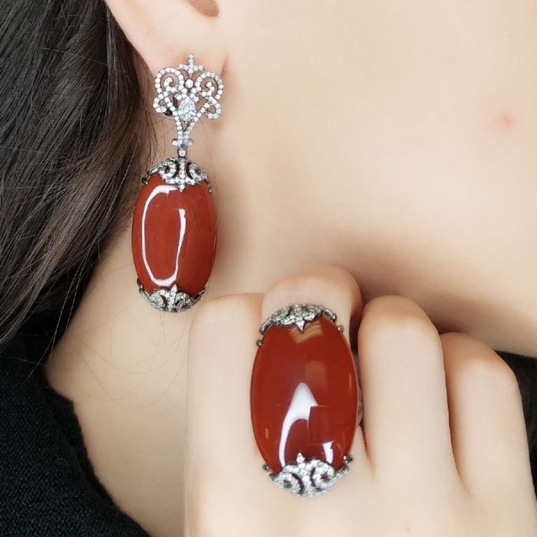 GEM69320WREDAGBP- RED AGATE RING MIN.$100 -20% 6PCS-30% 12PCS-40%