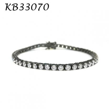 4 Prongs 3mm CZ Tennis Bracelet - KB33070