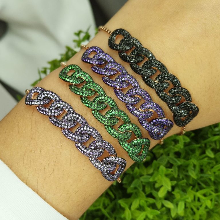 KB33094S7 GREEN-BRACELET MIN.$100 -20% 6PCS-30% 12PCS-40%