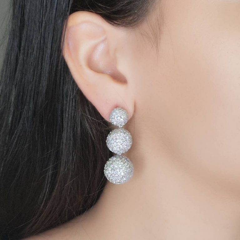 KE19220CZWGP- EARRING MIN.$100 -20% 6PCS-30% 12PCS-40%