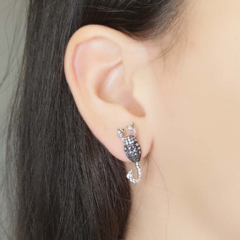 KE19493CZWGP- EARRING MIN.$100 -20% 6PCS-30% 12PCS-40%