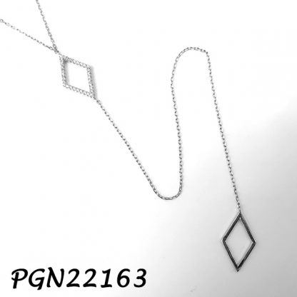 Diamond Pave Lariat Necklace - PGN22163
