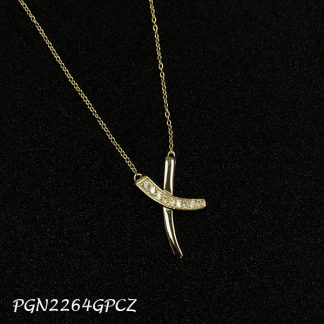 PGN2264GPCZ- CHAIN NECKLACE MIN.$100 -20% 6PCS-30% 12PCS-40%